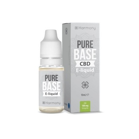 E-liquide CBD Pure Base 1000mg/10ml Harmony sans nicotine