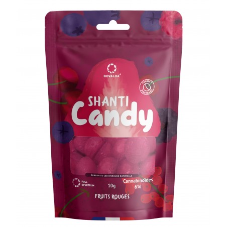 Bonbon CBD CBN CBG fruits rouges | NOVALOA