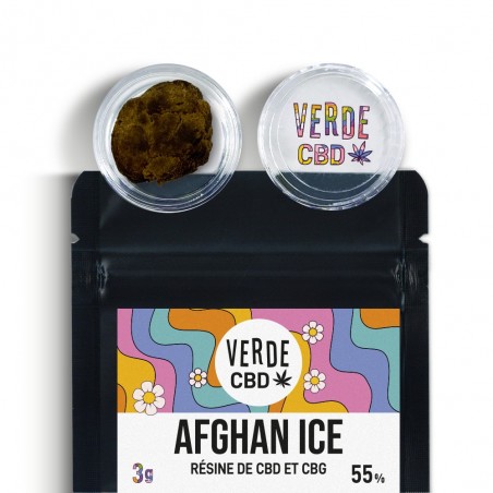 Résine CBD & CBG AFGHAN ICE | VERDE CBD