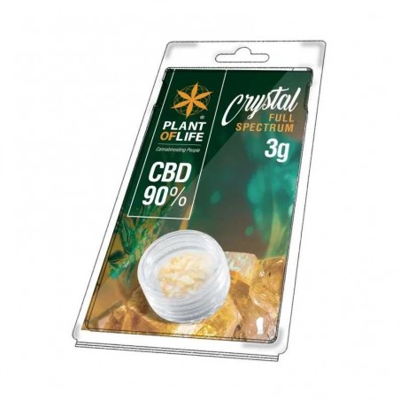 Cristaux CBD 90% full spectrum 3g | PLANT OF LIFE