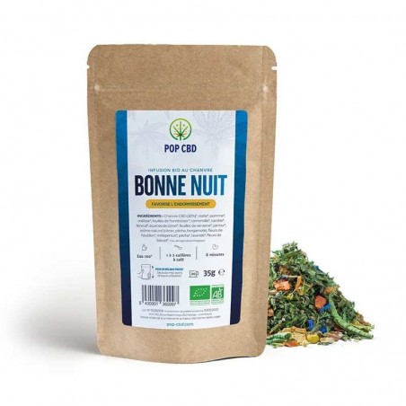 Tisane CBD bio bonne nuit - vrac | POP CBD