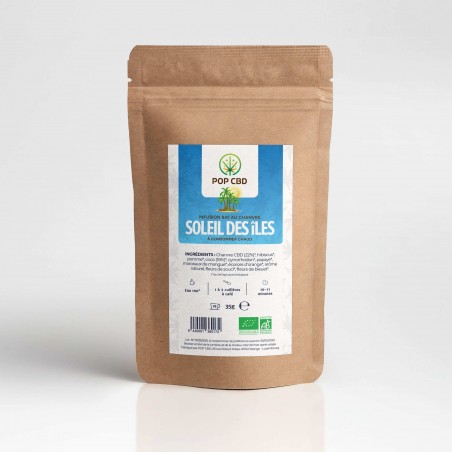 Tisane CBD bio soleil des îles | POP CBD