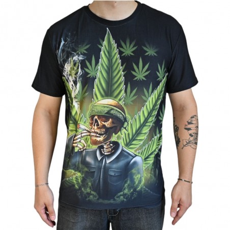 T-shirt Cannabis Skull