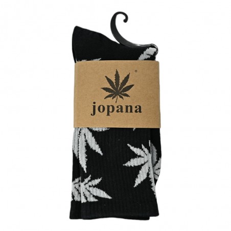 Chaussettes Hautes Cannabis noir