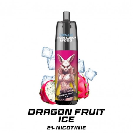 Puff WHITE RABBIT x TORNADO 15000 Dragon Fruit Ice