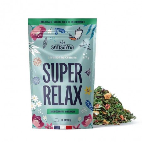 Tisane CBD bio super relax | SENSAVEA