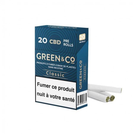 Cigarettes CBD Classic Green&Co