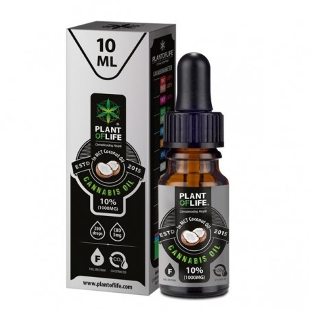 Huile CBD 10% full spectrum coco | PLANT OF LIFE