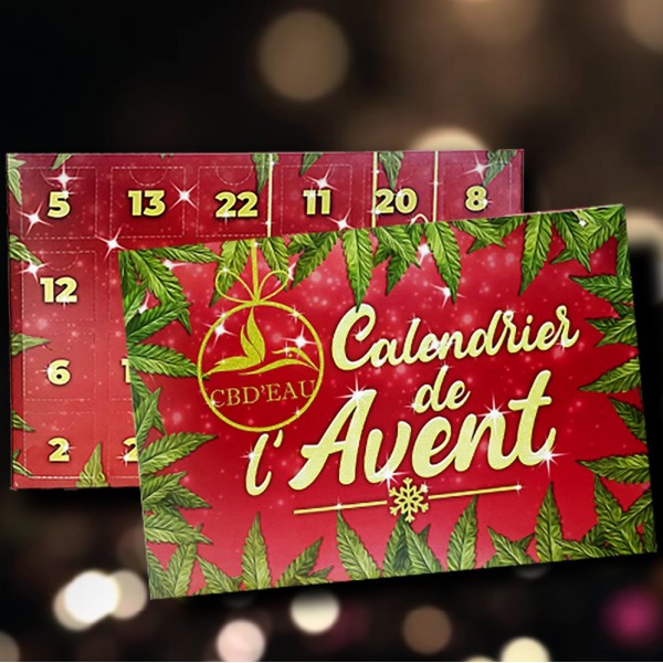 Calendrier de l'avent CBD'eau Plus de 24 gr de fleurs !