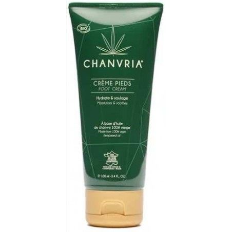 Crème pieds huile de chanvre bio | CHANVRIA