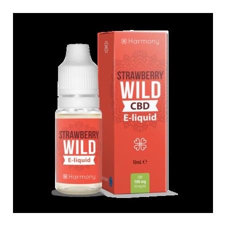 E-liquide CBD Strawberry Wild Harmony sans nicotine