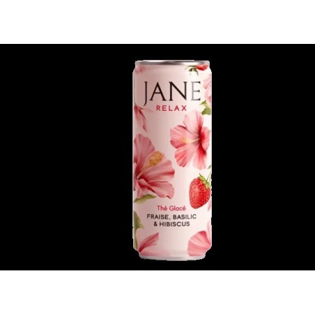 Thé CBD hibiscus fraise basilic bio | JANE