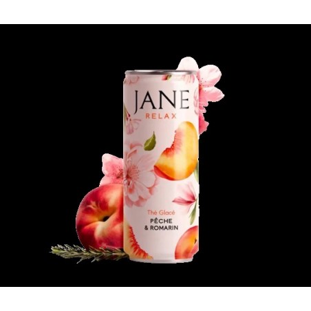 Thé CBD pêche romarin bio | JANE