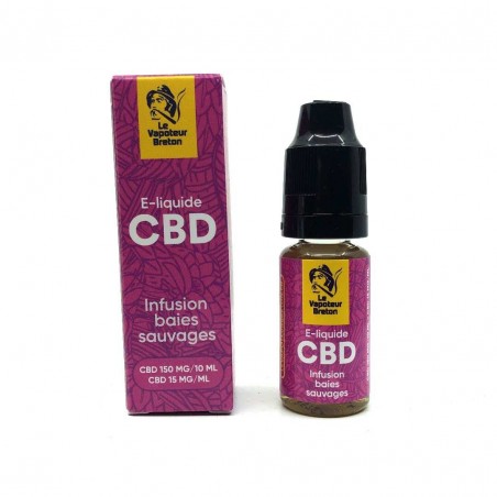 E-liquide CBD baies sauvages 150mg | LE VAPOTEUR BRETON sans nicotine