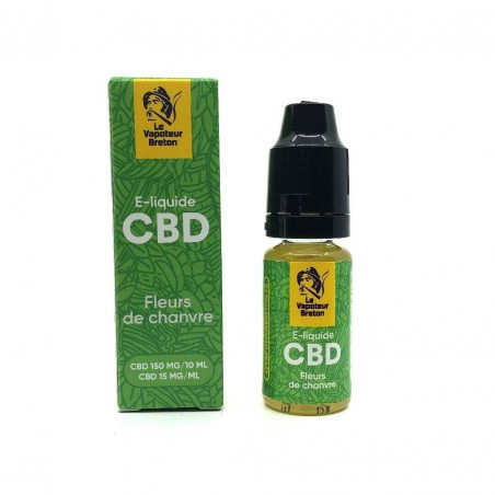 E-liquide CBD fleurs de chanvre 150mg | LE VAPOTEUR BRETON sans nicotine