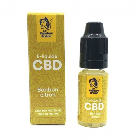 E-liquide CBD bonbon citron 450mg | LE VAPOTEUR BRETON sans nicotine