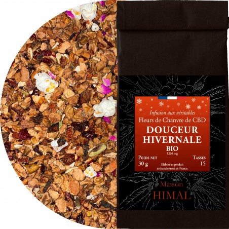 Tisane CBD bio douceur hivernale - en vrac | MAISON HIMAL