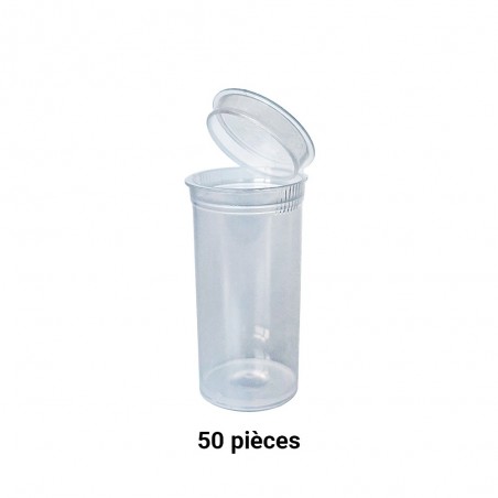 Pot transparent pop 50ml - 50 pcs