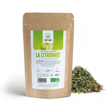 Tisane CBD bio la citronnée | POP CBD