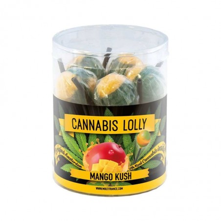 Sucette cannabis mangue - 10 pcs | MULTITRANCE