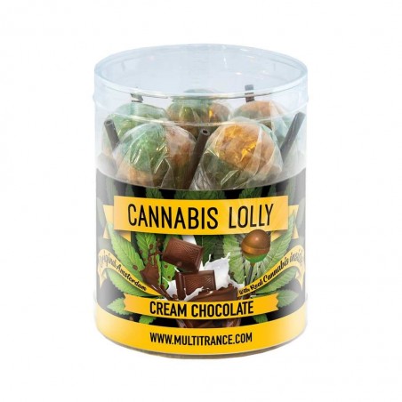 Sucette cannabis chocolat - 10 pcs | MULTITRANCE